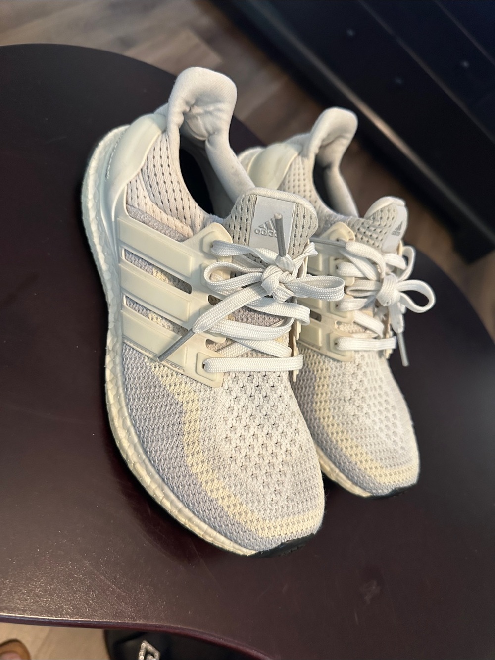 adidas Off-White/Cream Ultra Boost Sneakers